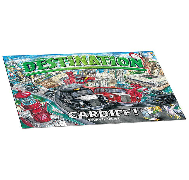 Destination Cardiff 1000 Piece Jigsaw Puzzle