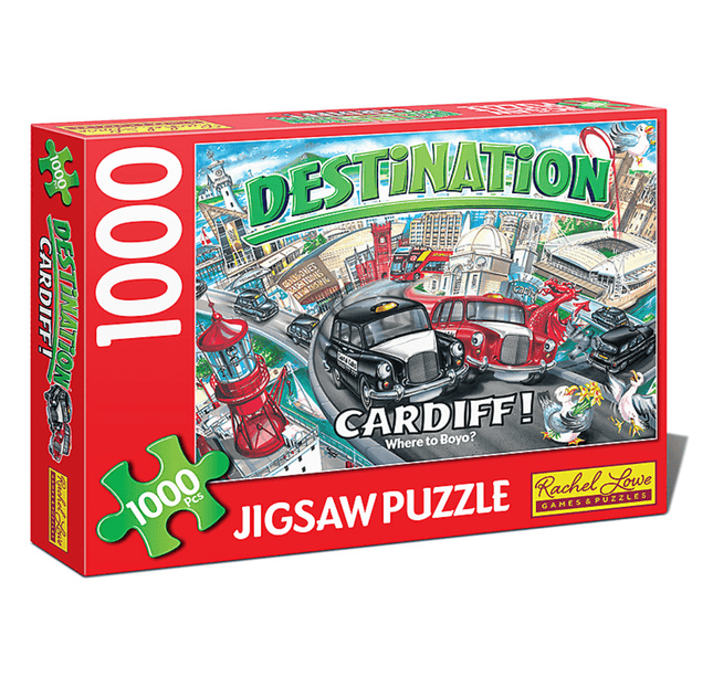 Destination Cardiff 1000 Piece Jigsaw Puzzle