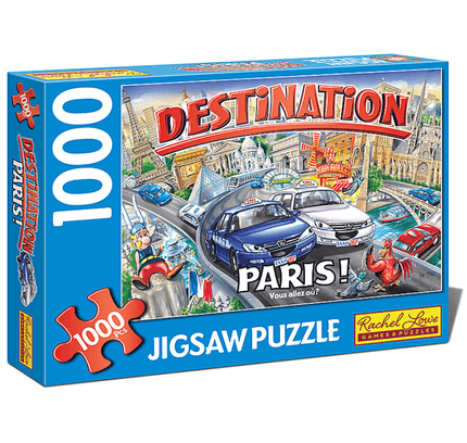 Destination Paris 1000 Piece Jigsaw Puzzle
