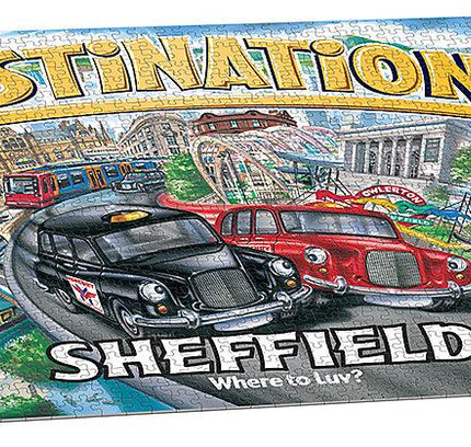 Destination Sheffield 1000 Piece Jigsaw Puzzle