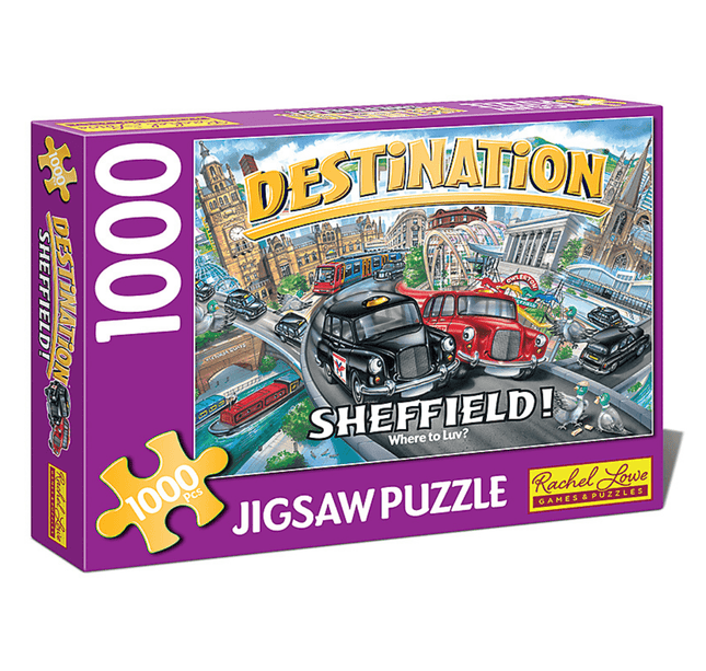 Destination Sheffield 1000 Piece Jigsaw Puzzle