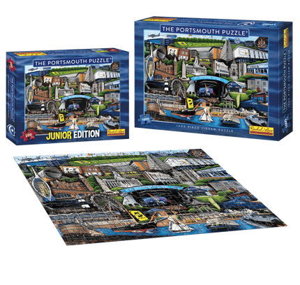 The Portsmouth Puzzle 1000 Piece Puzzle AND Junior Edition Bundle